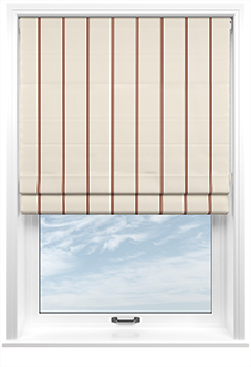 The British Stripe Co. Victoria, Teignbridge No.1 - Roman Blind